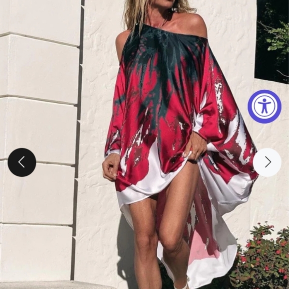 RAMONA LA RUE KAFTAN DRESS OS - Picture 1 of 5